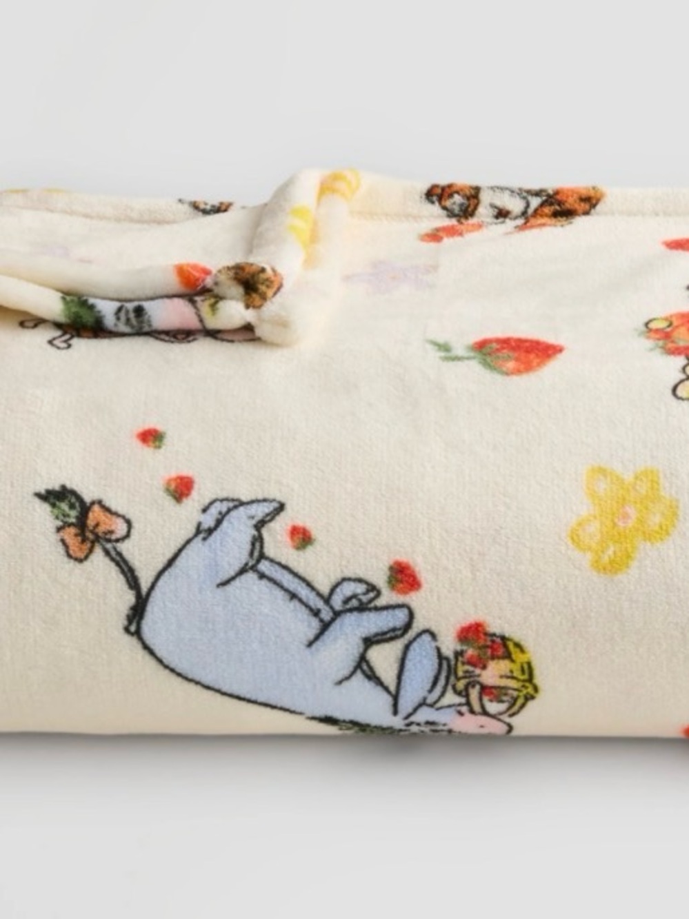 Disney Winnie the Pooh Berries & Friends Plush Throw Blanket by The Big One®